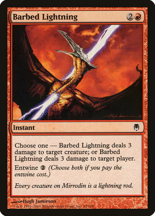 Barbed Lightning [Darksteel] [Foil]