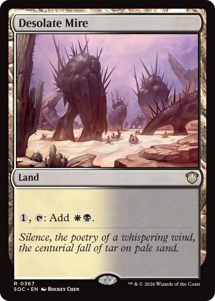 Desolate Mire [Secrets of Strixhaven Commander] [Foil]