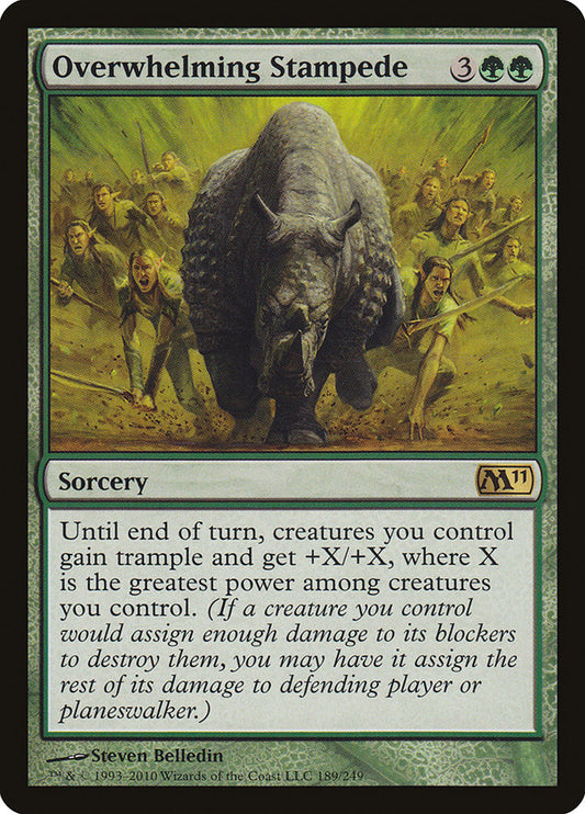 Overwhelming Stampede [Core Set 2011]