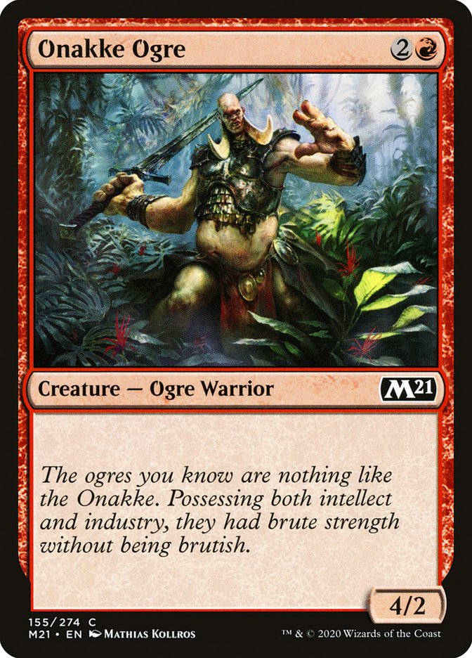 Onakke Ogre [Core Set 2021] [Foil]