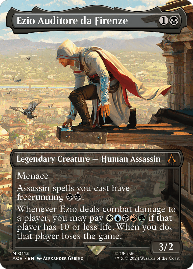 Ezio Auditore da Firenze (Borderless) [Assassin's Creed] [Foil]