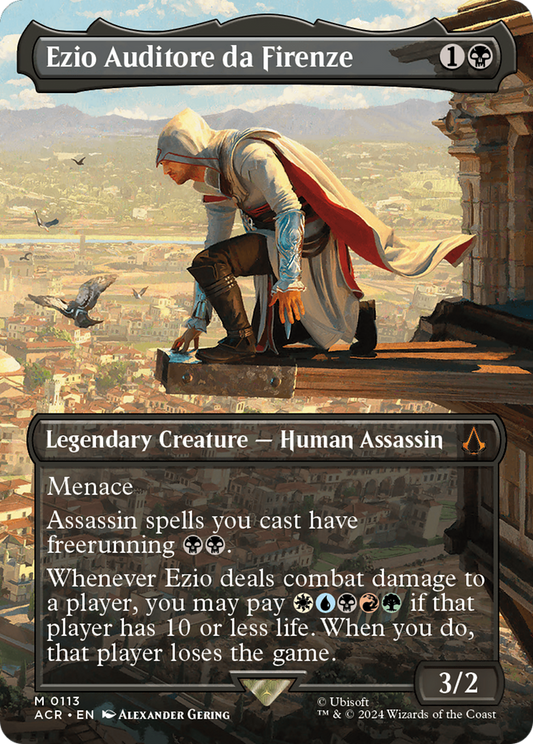 Ezio Auditore da Firenze (Borderless) [Assassin's Creed] [Foil]