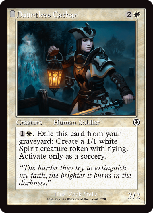Dauntless Cathar (Retor Frame) [Innistrad Remastered] [Foil]