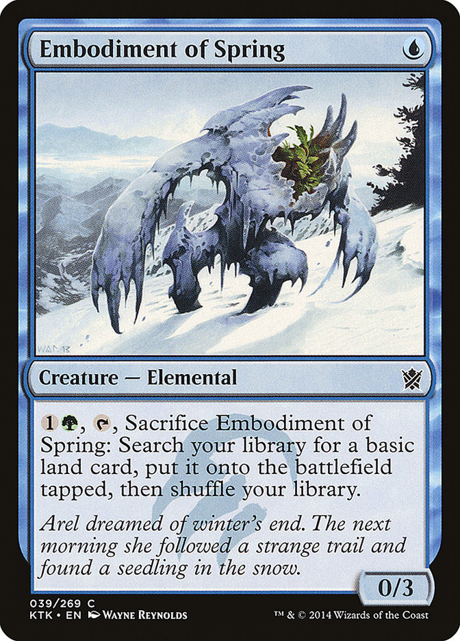 Embodiment of Spring [Khans of Tarkir] [Foil]