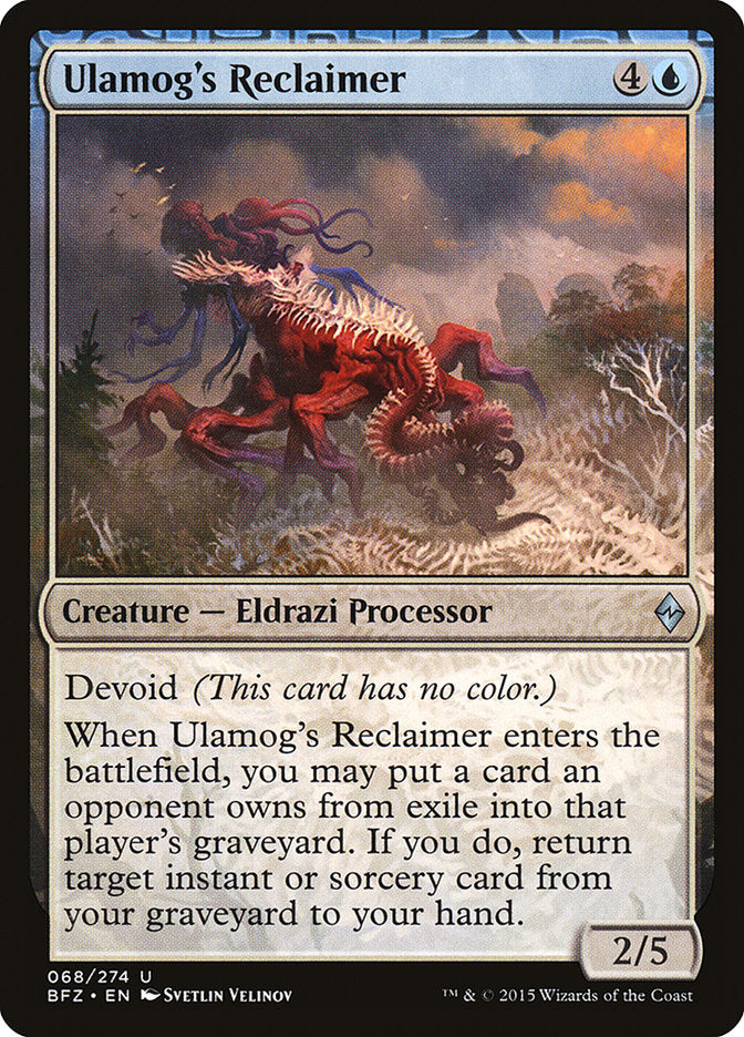 Ulamog's Reclaimer [Battle for Zendikar] [Foil]