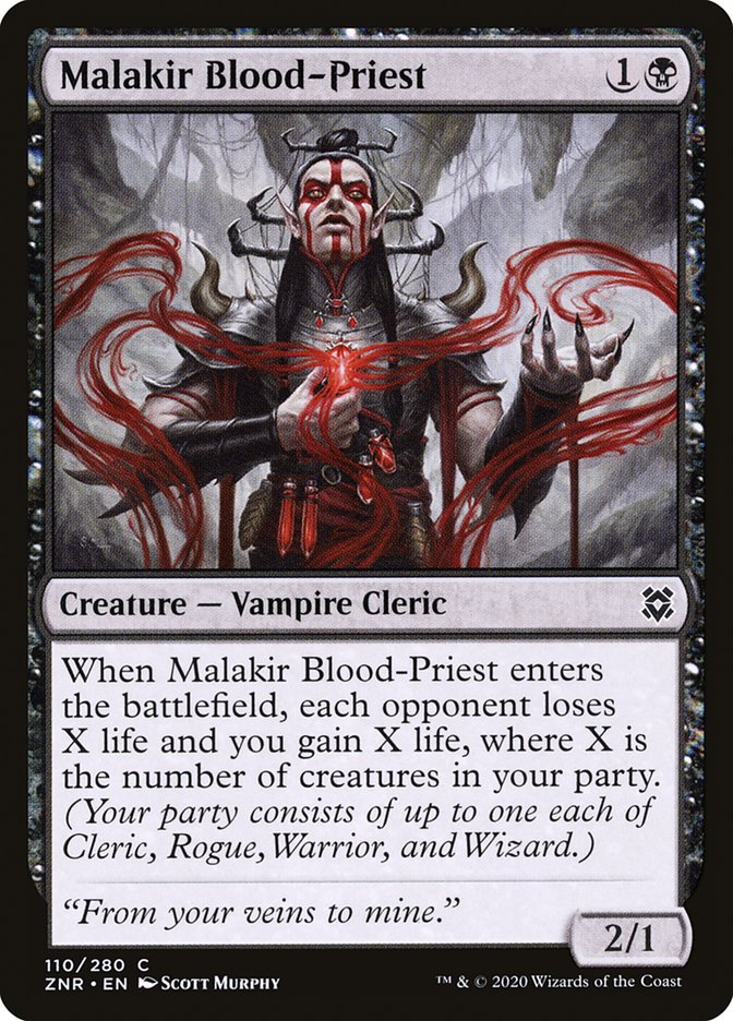 Malakir Blood-Priest [Zendikar Rising] [Foil]