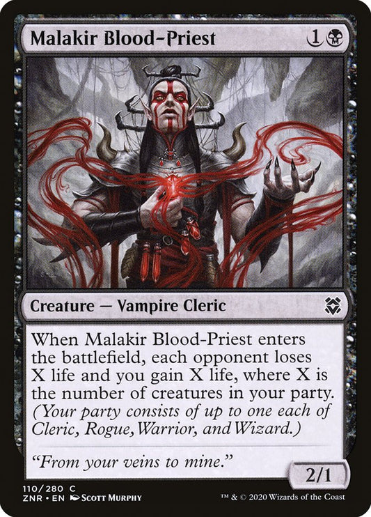 Malakir Blood-Priest [Zendikar Rising] [Foil]
