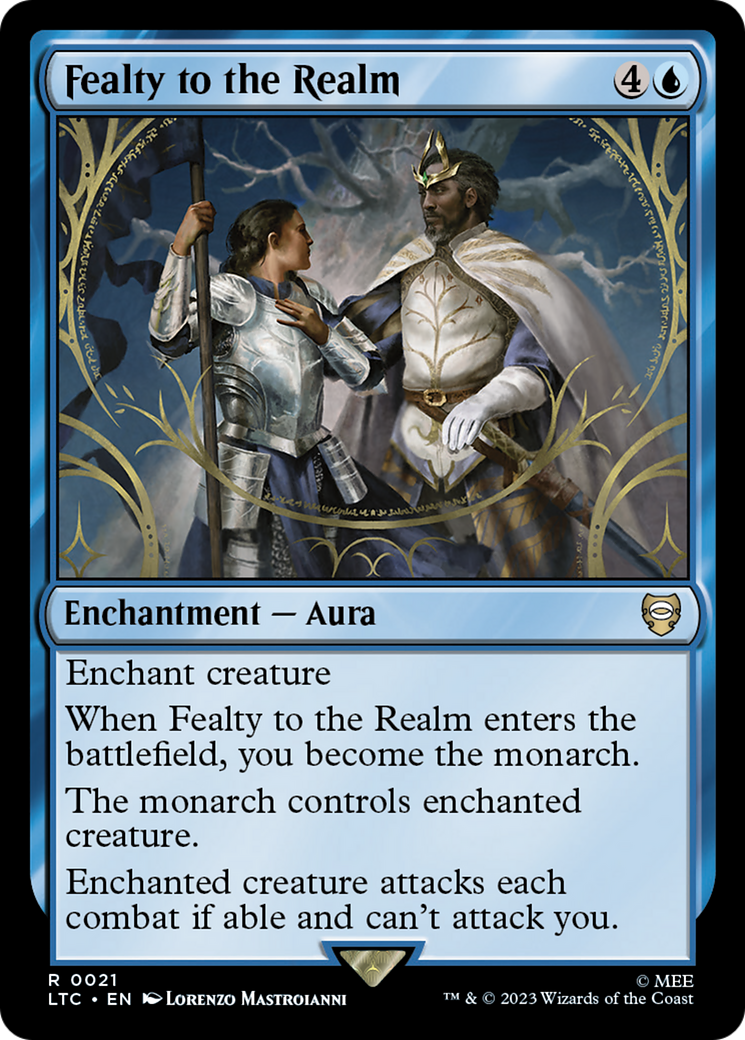 Fealty to the Realm [The Lord of the Rings: Tales of Middle-Earth Commander] [Foil]