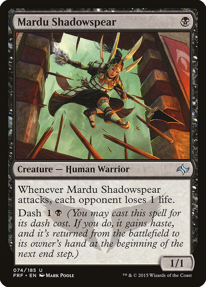 Mardu Shadowspear [Fate Reforged] [Foil]