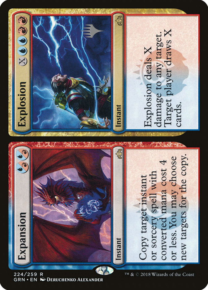 Expansion // Explosion (Promo Pack) [Guilds of Ravnica Promos] [Foil]