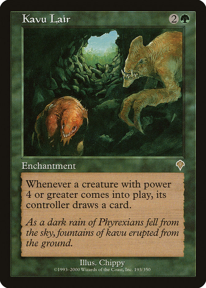 Kavu Lair [Invasion] [Foil]