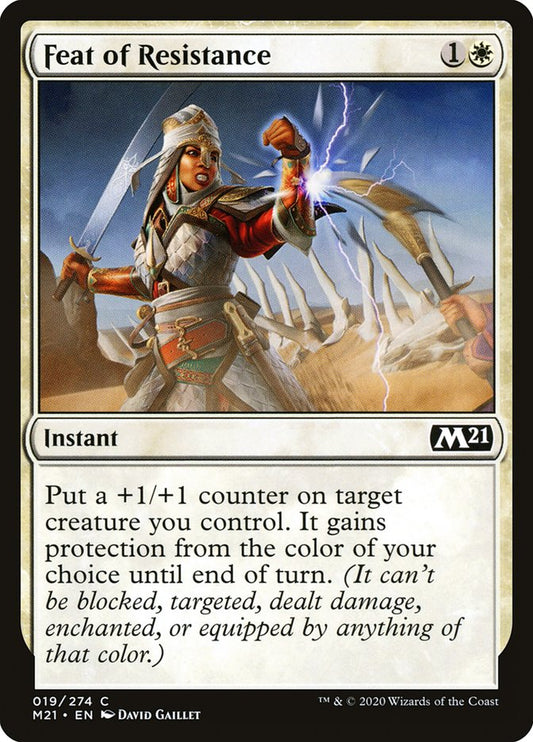 Feat of Resistance [Core Set 2021] [Foil]