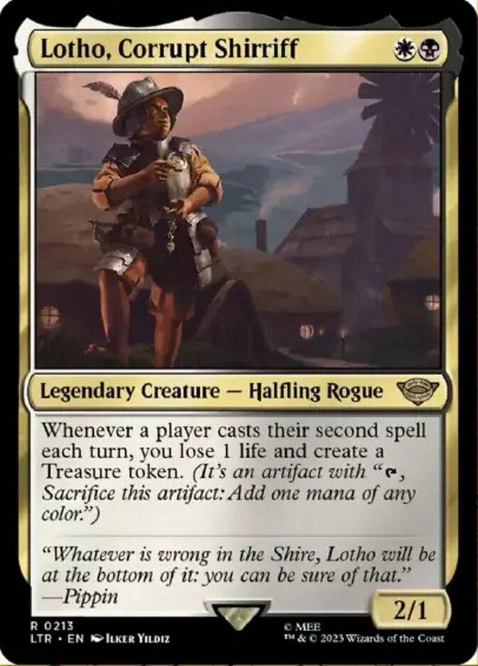 Lotho, Corrupt Shirriff [The Lord of the Rings: Tales of Middle-Earth] [Foil]