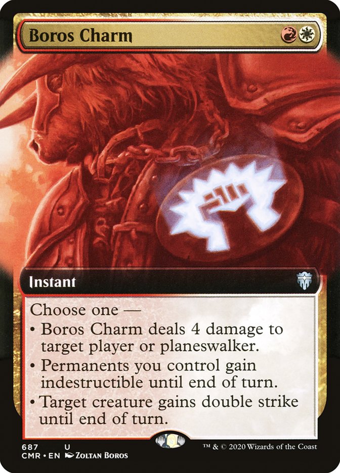 Boros Charm (Extended Art) [Commander Legends] [Foil]