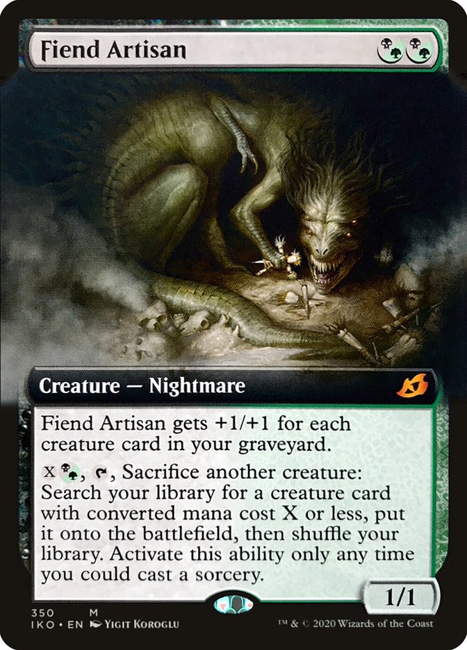 Fiend Artisan (Extended Art) [Ikoria: Lair of Behemoths] [Foil]