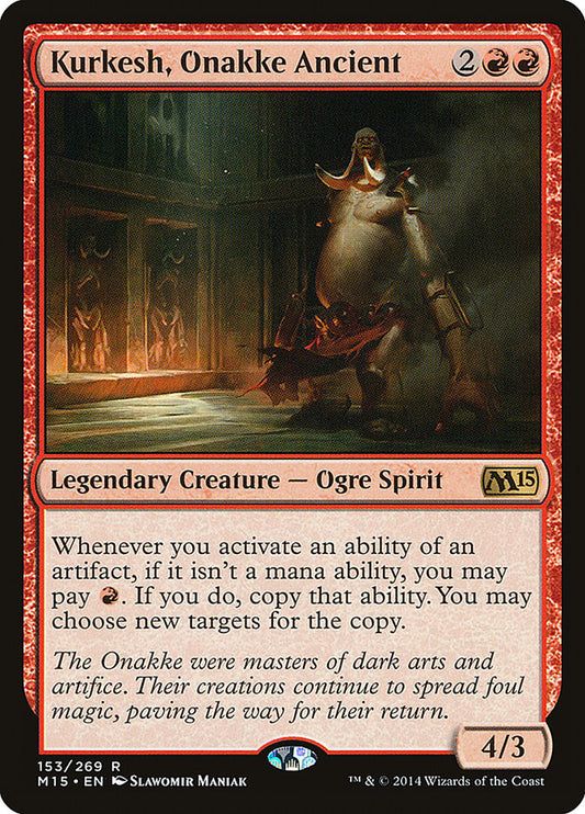 Kurkesh, Onakke Ancient [Core Set 2015] [Foil]