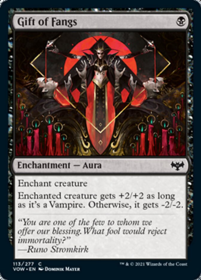 Gift of Fangs [Innistrad: Crimson Vow] [Foil]