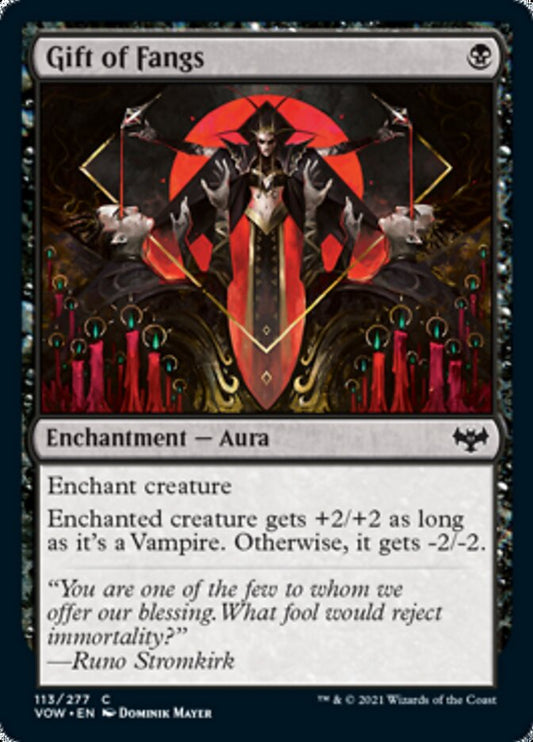 Gift of Fangs [Innistrad: Crimson Vow] [Foil]