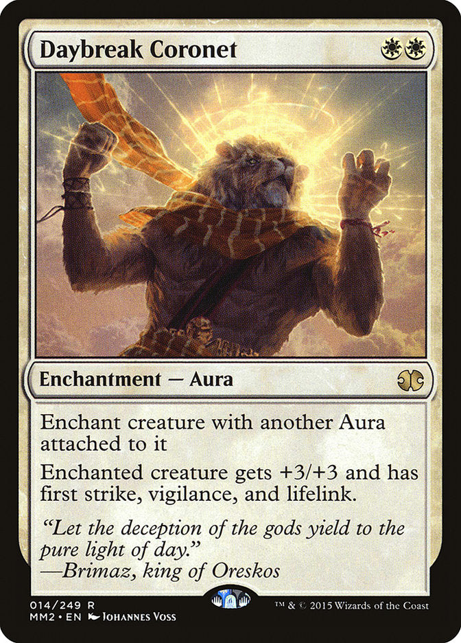 Daybreak Coronet [Modern Masters 2015] [Foil]