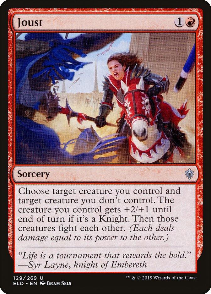 Joust [Throne of Eldraine] [Foil]