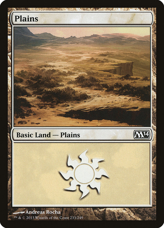Plains (233) [Core Set 2014] [Foil]