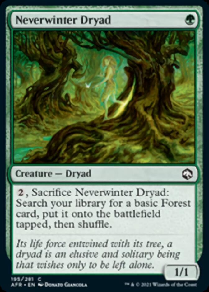 Neverwinter Dryad [Dungeons & Dragons: Adventures in the Forgotten Realms] [Foil]