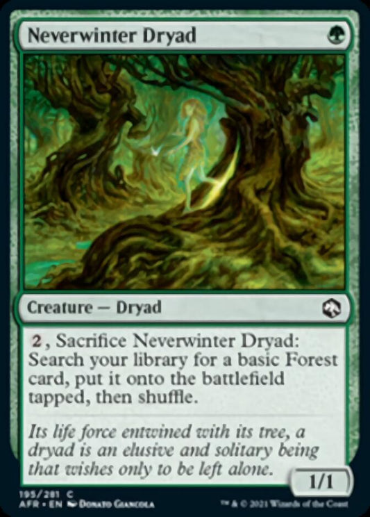 Neverwinter Dryad [Dungeons & Dragons: Adventures in the Forgotten Realms] [Foil]