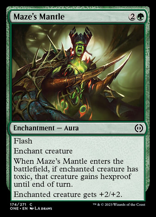 Maze's Mantle [Phyrexia: All Will Be One] [Foil]