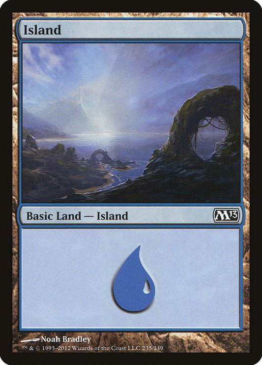 Island (235) [Core Set 2013] [Foil]