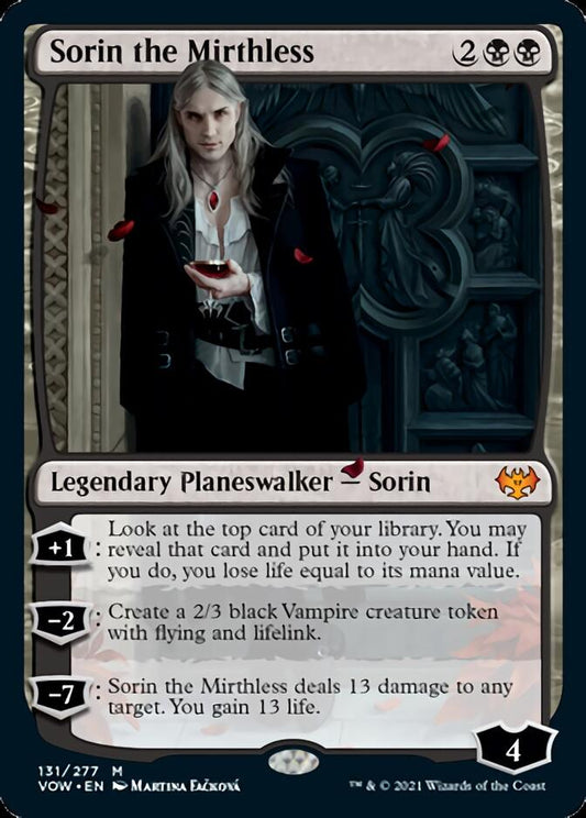 Sorin the Mirthless [Innistrad: Crimson Vow] [Foil]