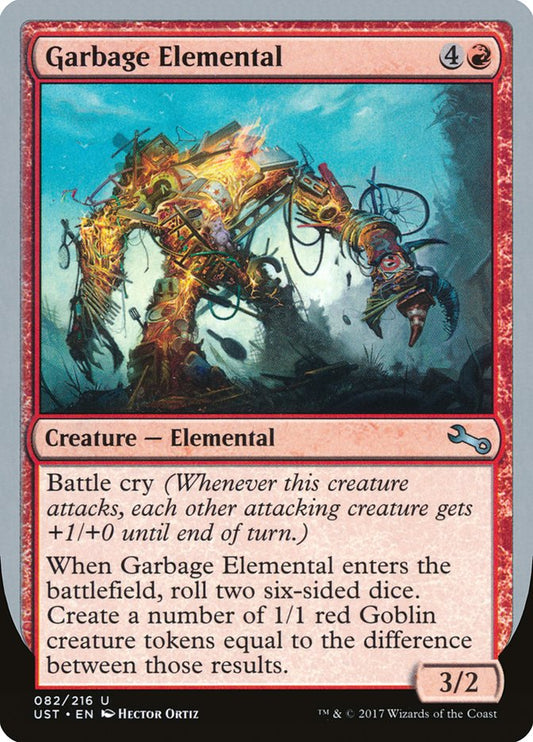 Garbage Elemental (3/2 Creature) [Unstable] [Foil]
