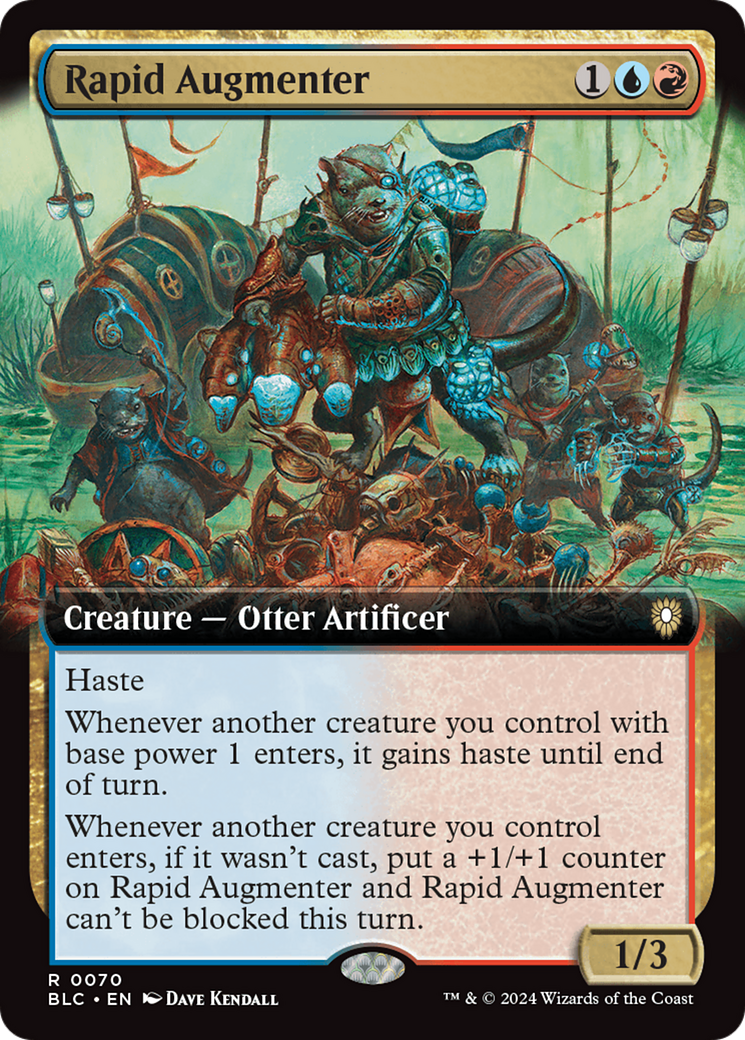 Rapid Augmenter (Extended Art) [Bloomburrow Commander] [Foil]