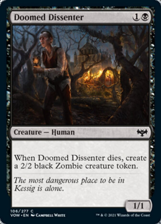 Doomed Dissenter [Innistrad: Crimson Vow] [Foil]