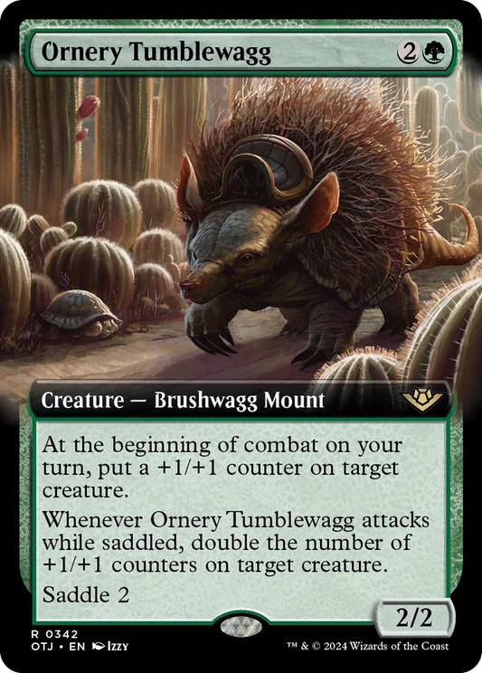 Ornery Tumblewagg (Extended Art) [Outlaws of Thunder Junction] [Foil]
