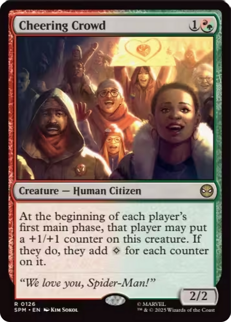 Cheering Crowd [Marvel's Spider-Man] [Foil]