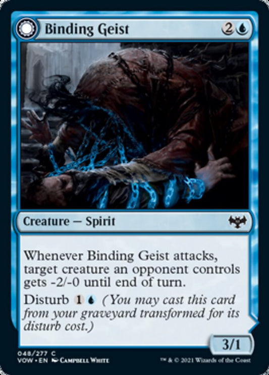 Binding Geist // Spectral Binding [Innistrad: Crimson Vow] [Foil]