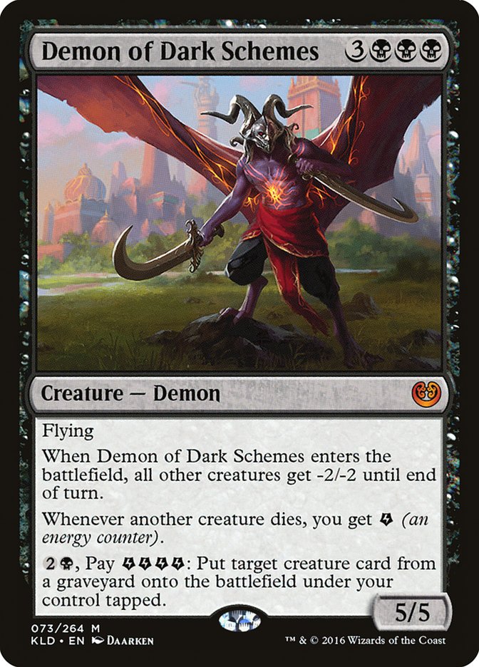 Demon of Dark Schemes [Kaladesh] [Foil]