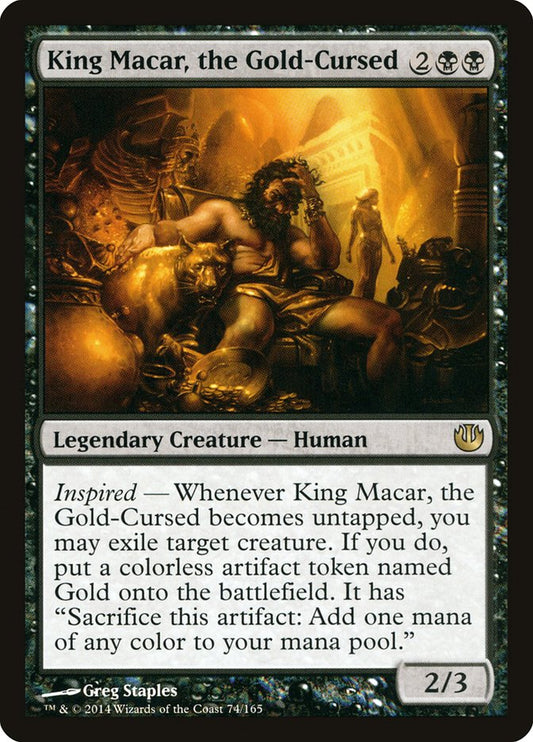 King Macar, the Gold-Cursed [Journey into Nyx] [Foil]
