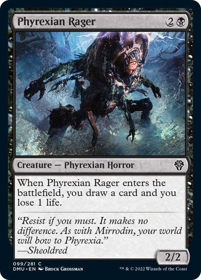 Phyrexian Rager [Dominaria United] [Foil]