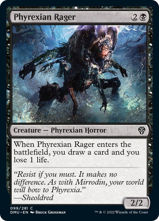 Phyrexian Rager [Dominaria United] [Foil]