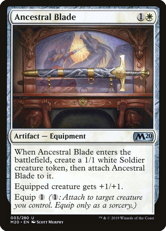 Ancestral Blade [Core Set 2020] [Foil]