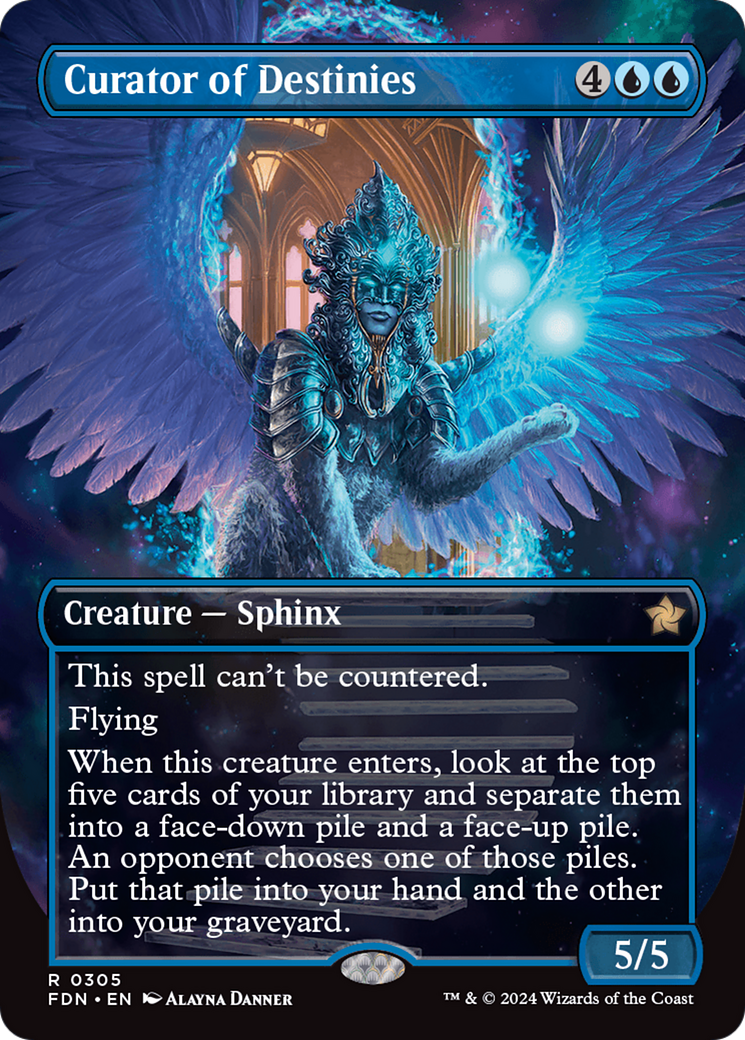 Curator of Destinies (Borderless) [Foundations] [Foil]