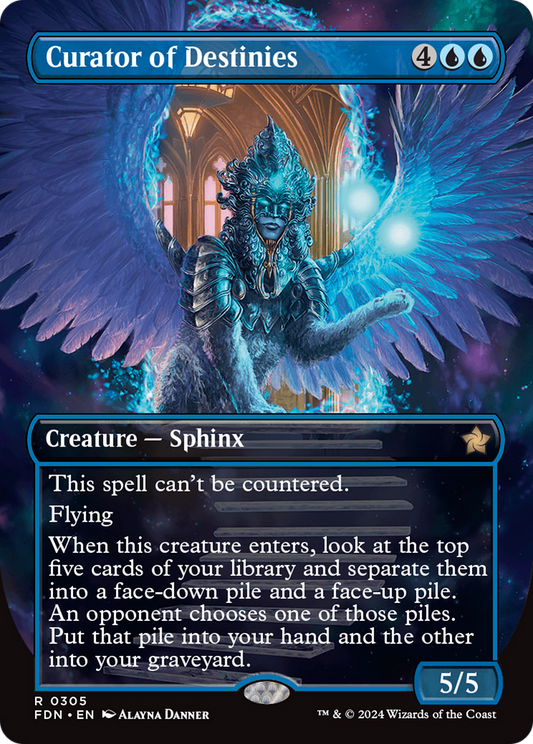 Curator of Destinies (Borderless) [Foundations] [Foil]