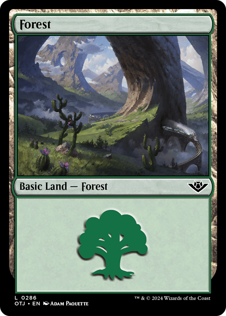 Forest (0286) [Outlaws of Thunder Junction] [Foil]