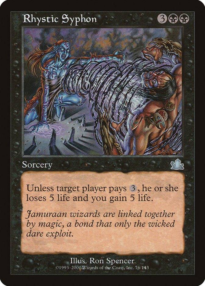 Rhystic Syphon [Prophecy] [Foil]