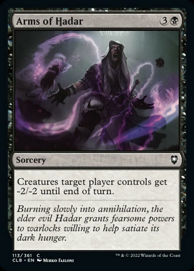 Arms of Hadar [Commander Legends: Battle for Baldur's Gate] [Foil]