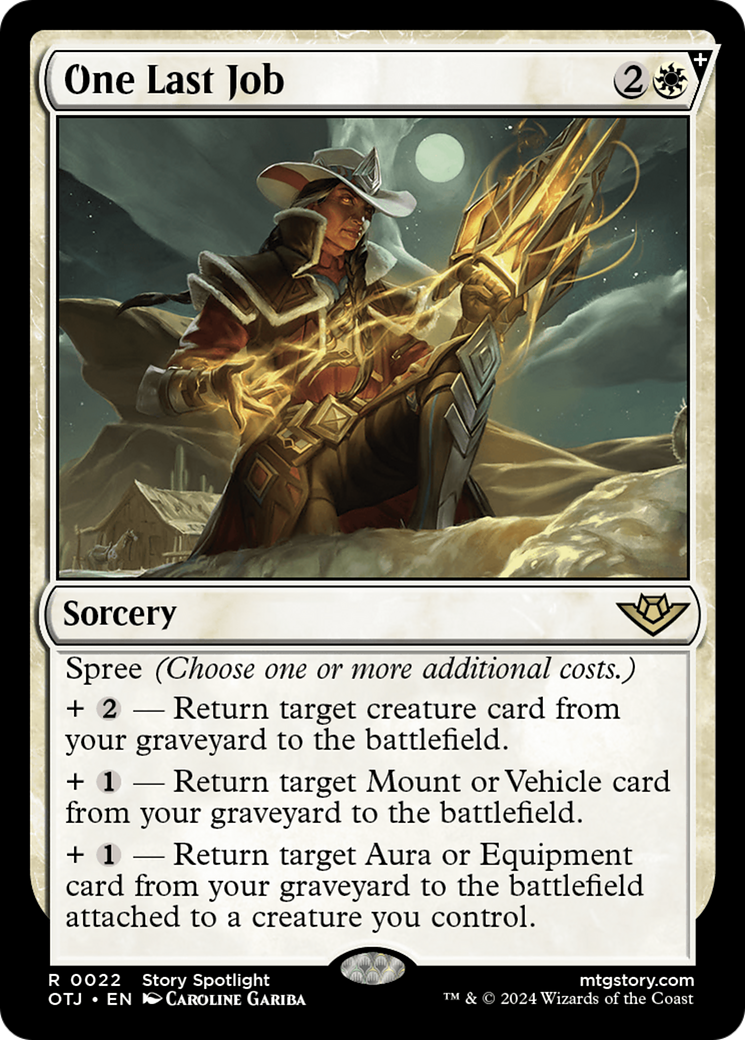 One Last Job [Outlaws of Thunder Junction] [Foil]
