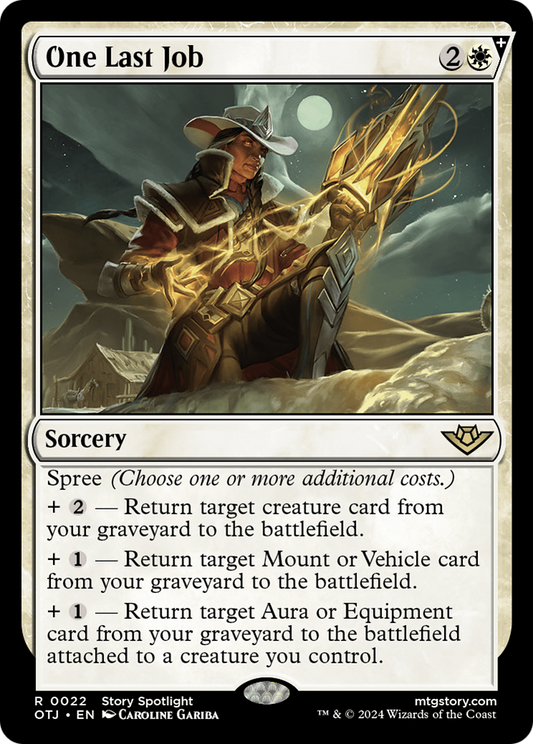 One Last Job [Outlaws of Thunder Junction] [Foil]