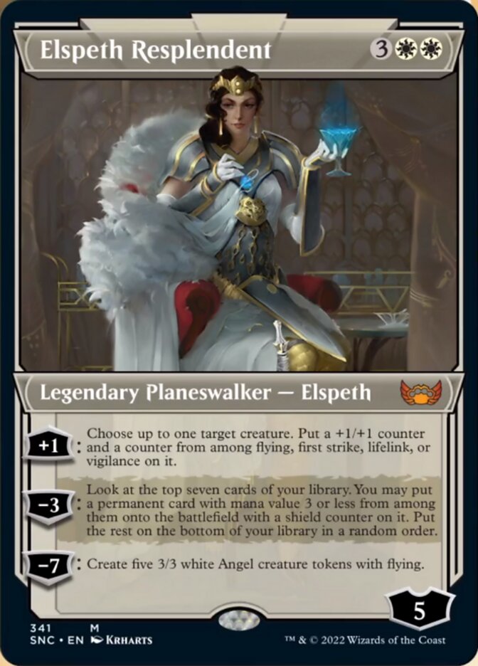 Elspeth Resplendent (Showcase Art Deco) [Streets of New Capenna] [Foil]