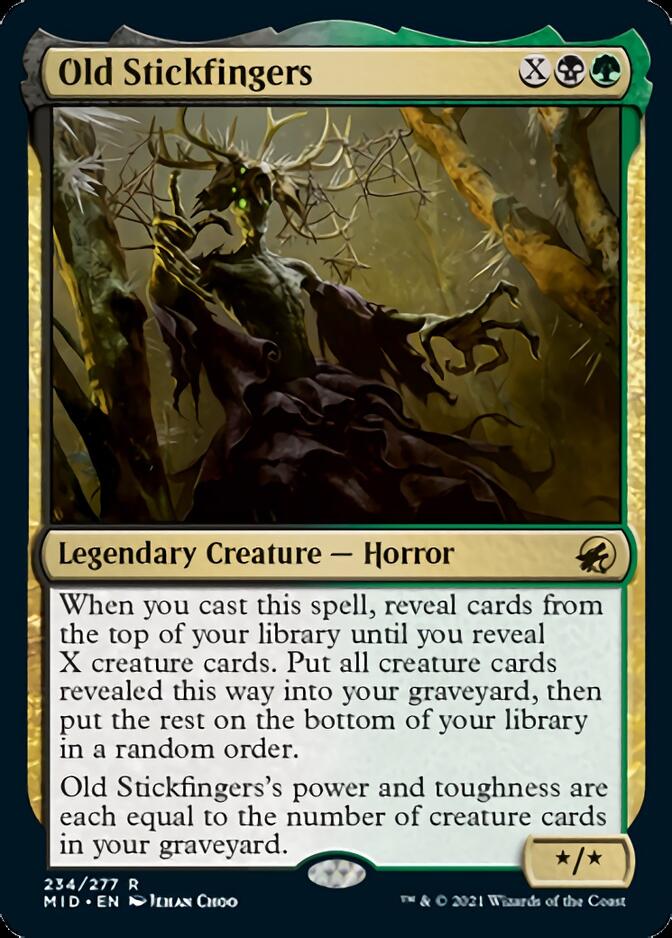 Old Stickfingers [Innistrad: Midnight Hunt] [Foil]